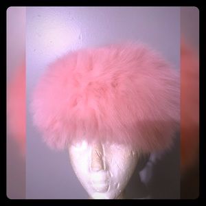 Not for sale  ❗️❗️❗️❗️❗️❗️Powder pink faux fur hat